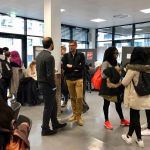 Frankfurter “Senkrechtstarter” bei einer Stipendien-Veranstaltung, Rudolf-Koch-Schule in Offenbach, 3. Dezember 2016