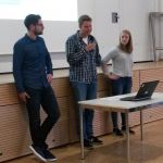 Unsere Mainzer „Senkrechtstarter“ auf einer Studienmesse 7. November 2017