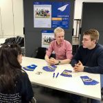 Frankfurter “Senkrechtstarter” bei einer Stipendien-Veranstaltung, Rudolf-Koch-Schule in Offenbach, 3. Dezember 2016